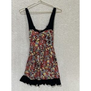 Olsenboye Juniors Floral Sleeveless Large Dress Festival Concert Babydoll‎ Smock